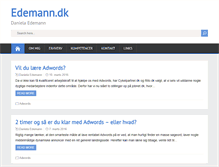 Tablet Screenshot of edemann.dk